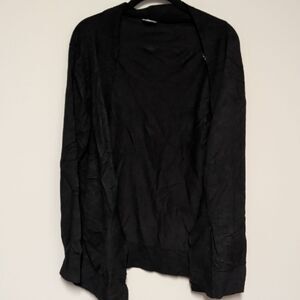 Cielo Elegant Black Open Cardigan